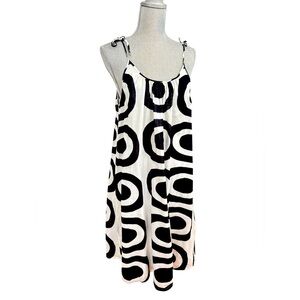 MARIMEKKO Adorable Black and White Designer Vintage Dress size Medium 0801